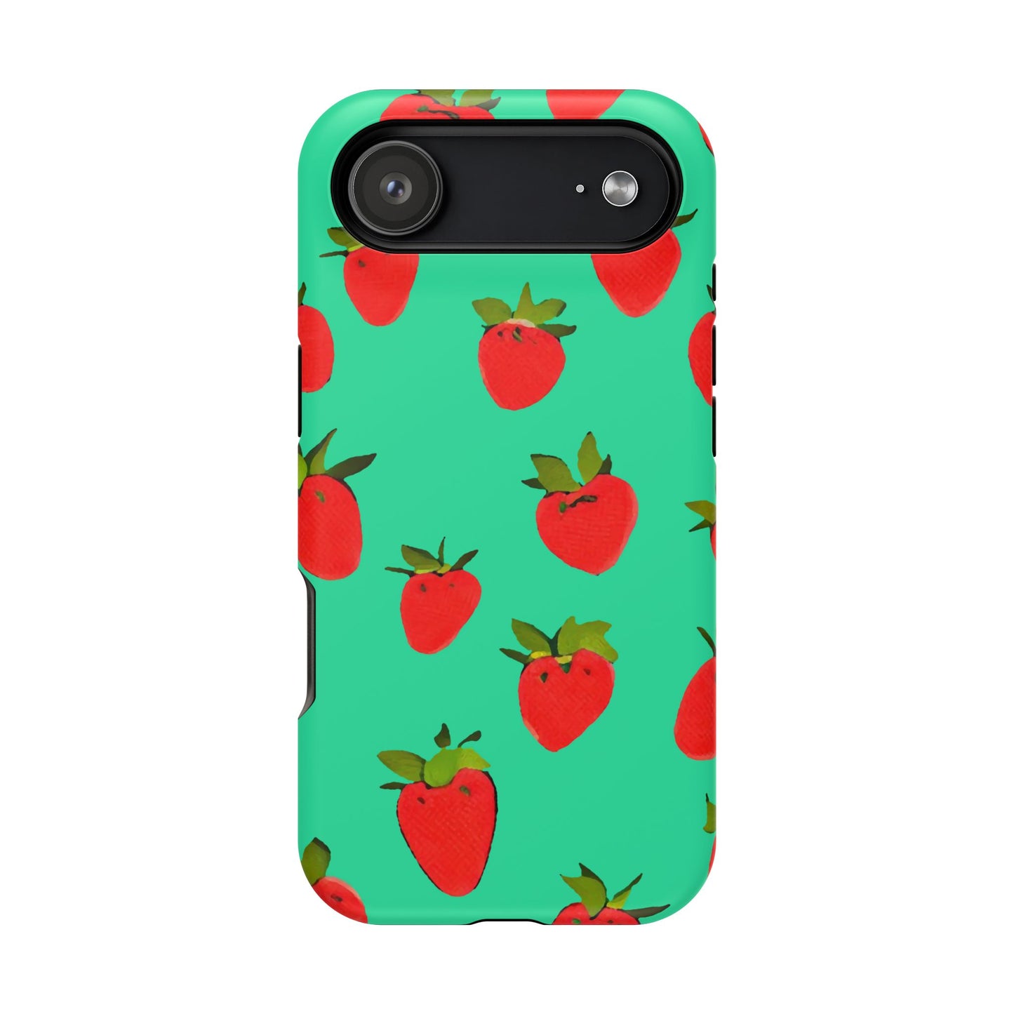 Strawberry Pattern - Magnetic Phone Case