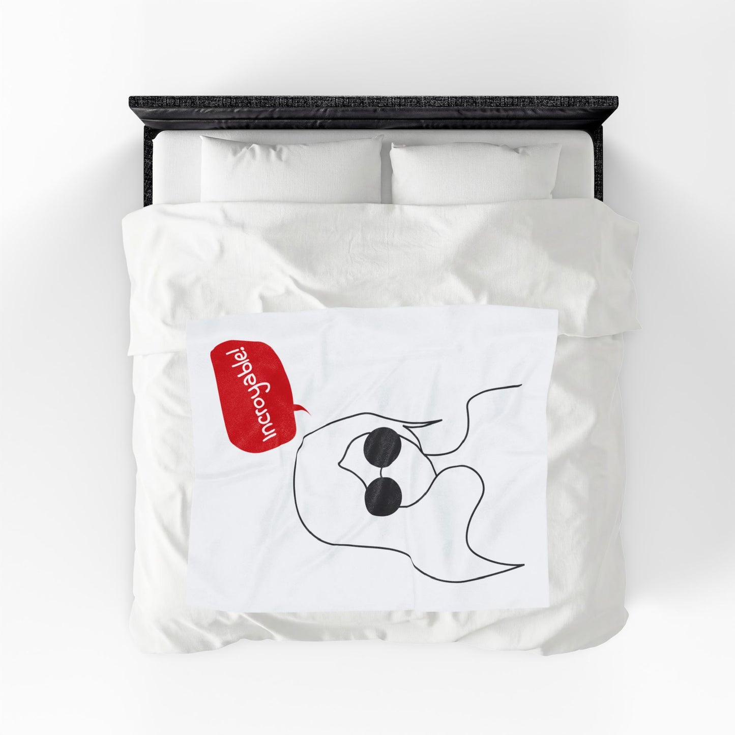 Incroyable Chic Girl - Plush Blanket