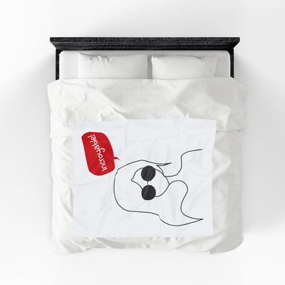 Incroyable Chic Girl - Plush Blanket
