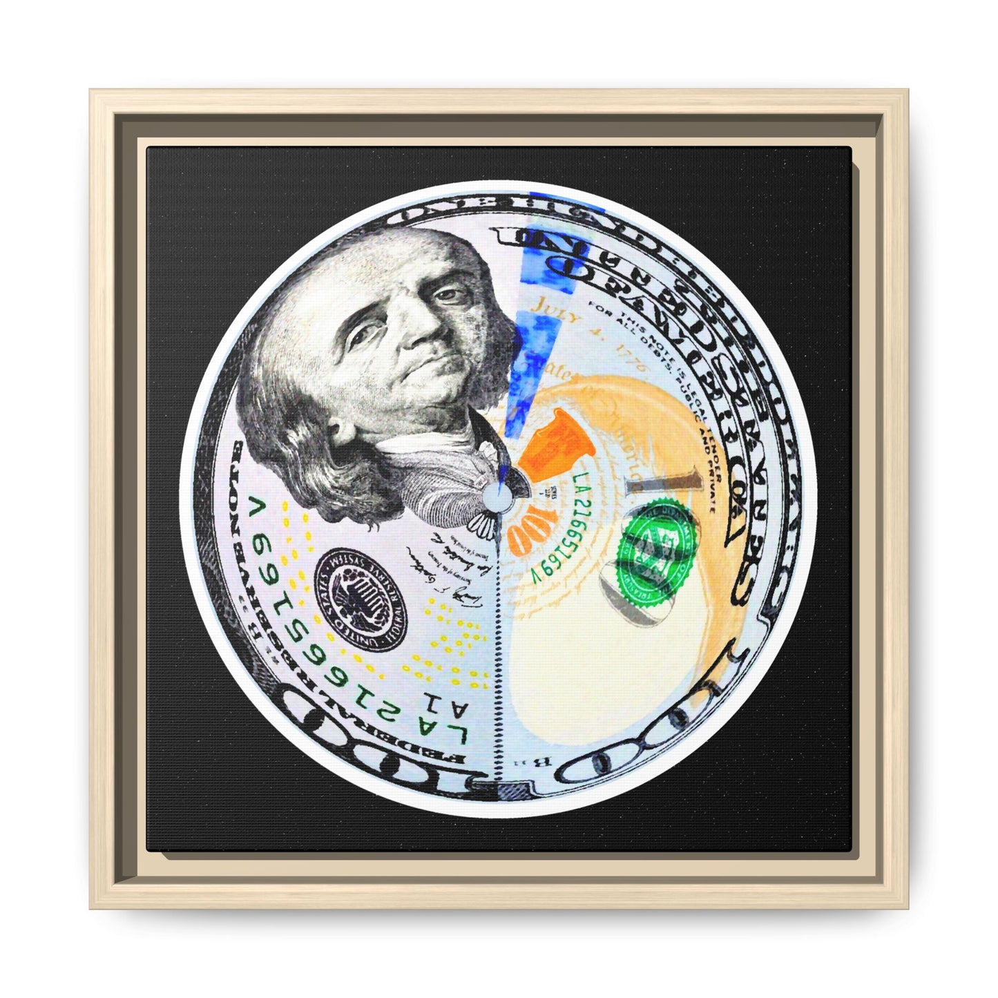 THE MOONEY - Framed Canvas