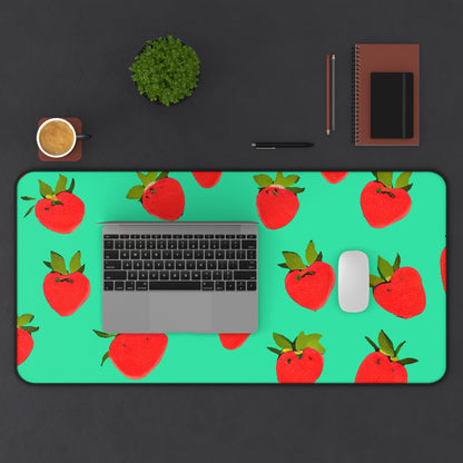 Strawberry Pattern - Desk Mat