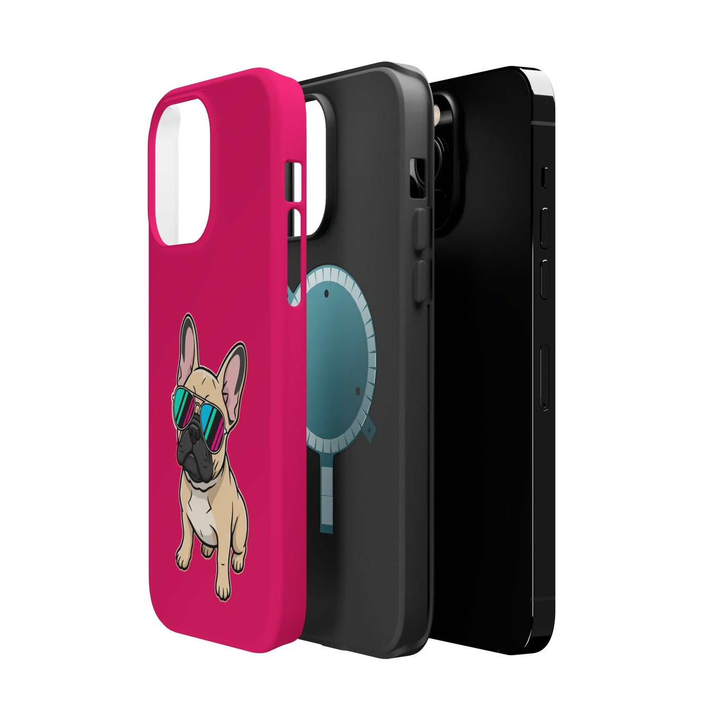 French Bulldog with Sunglasses - Magnetic Phone Case