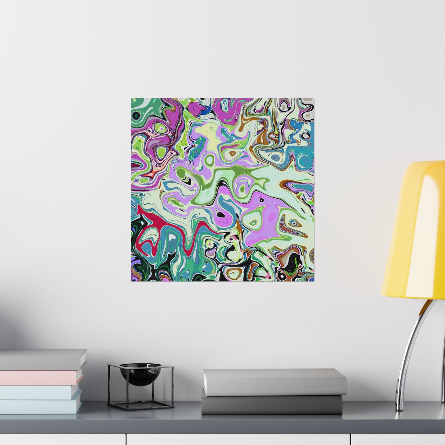 Vibrant Multi‑Color Swirl - Poster