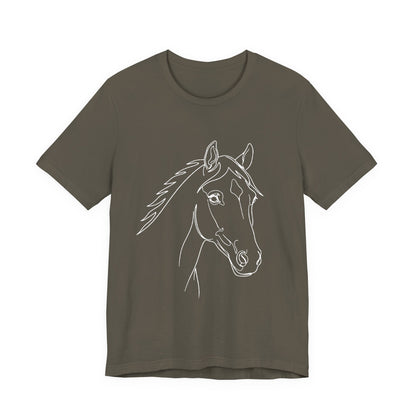 Horse Portrait Sketch - T-Shirt