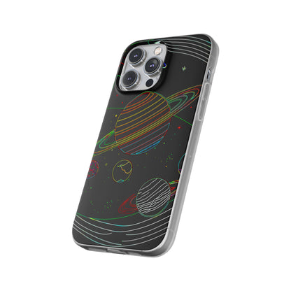 Galaxy-Inspired Flexi Cases, Vibrant Phone Covers, Space-Themed Accessories, Cosmic Gifts for Astronomers, Unique Phone Protectors
