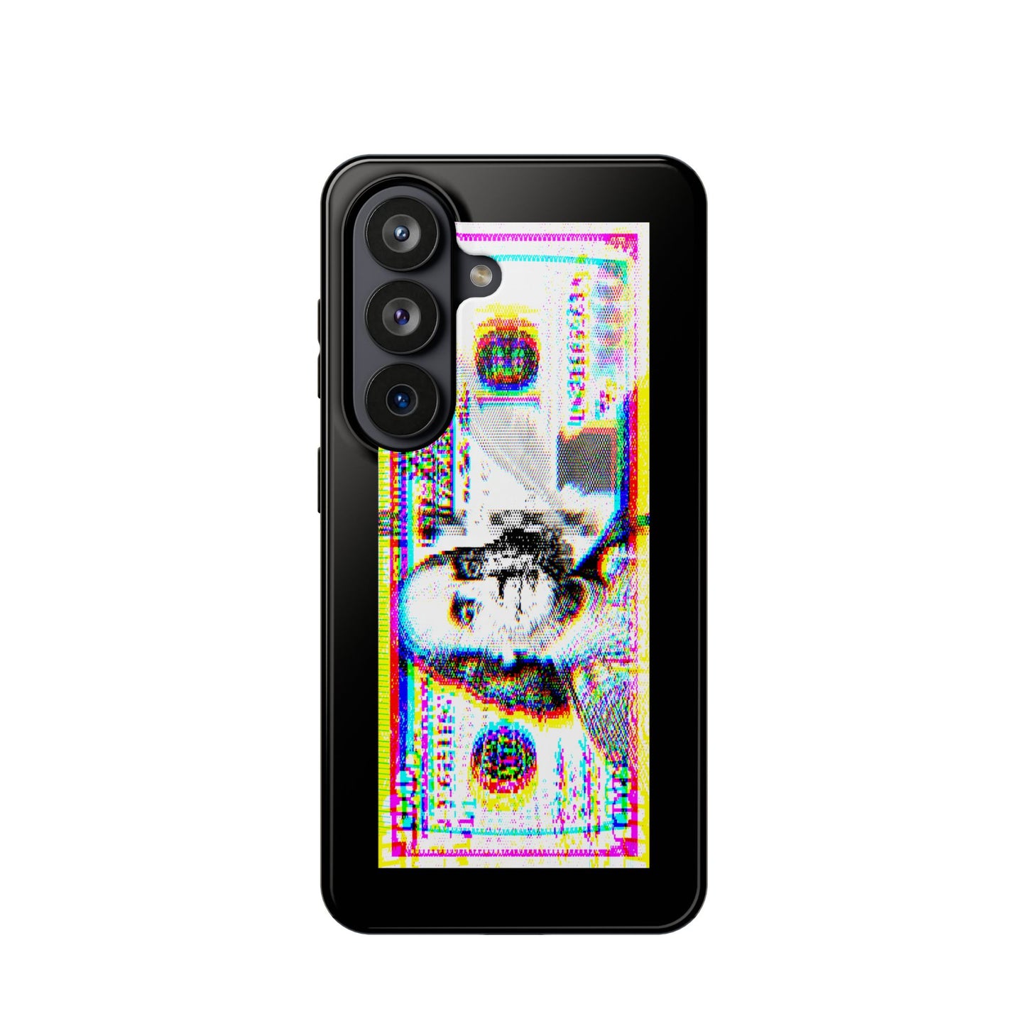 100 Dollars Bill - Neon Color Explosion - Magnetic Phone Case