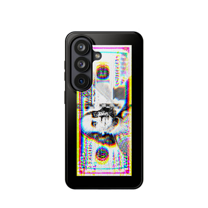 100 Dollars Bill - Neon Color Explosion - Magnetic Phone Case