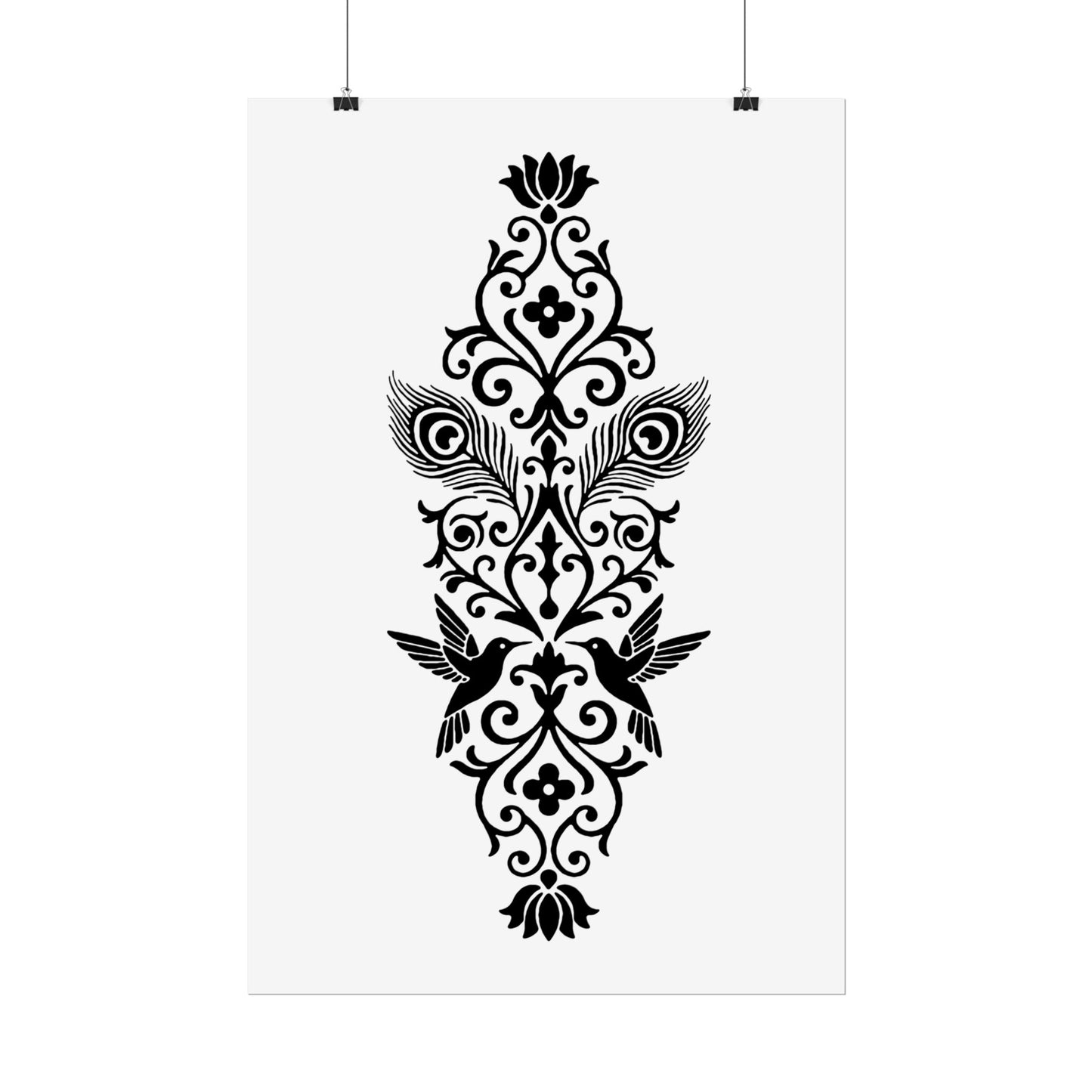 Hummingbird Soulmates - Rolled Poster