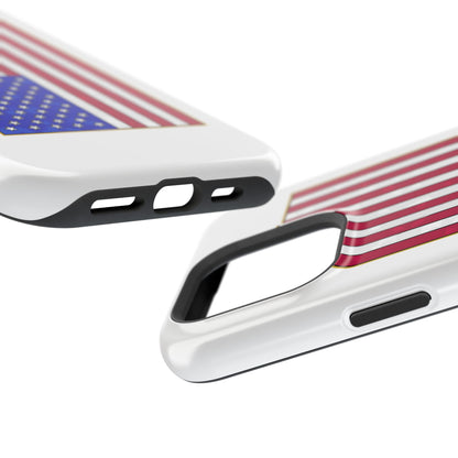 New Glory American Flag (Gold Edge Edition) - Magnetic Phone Case