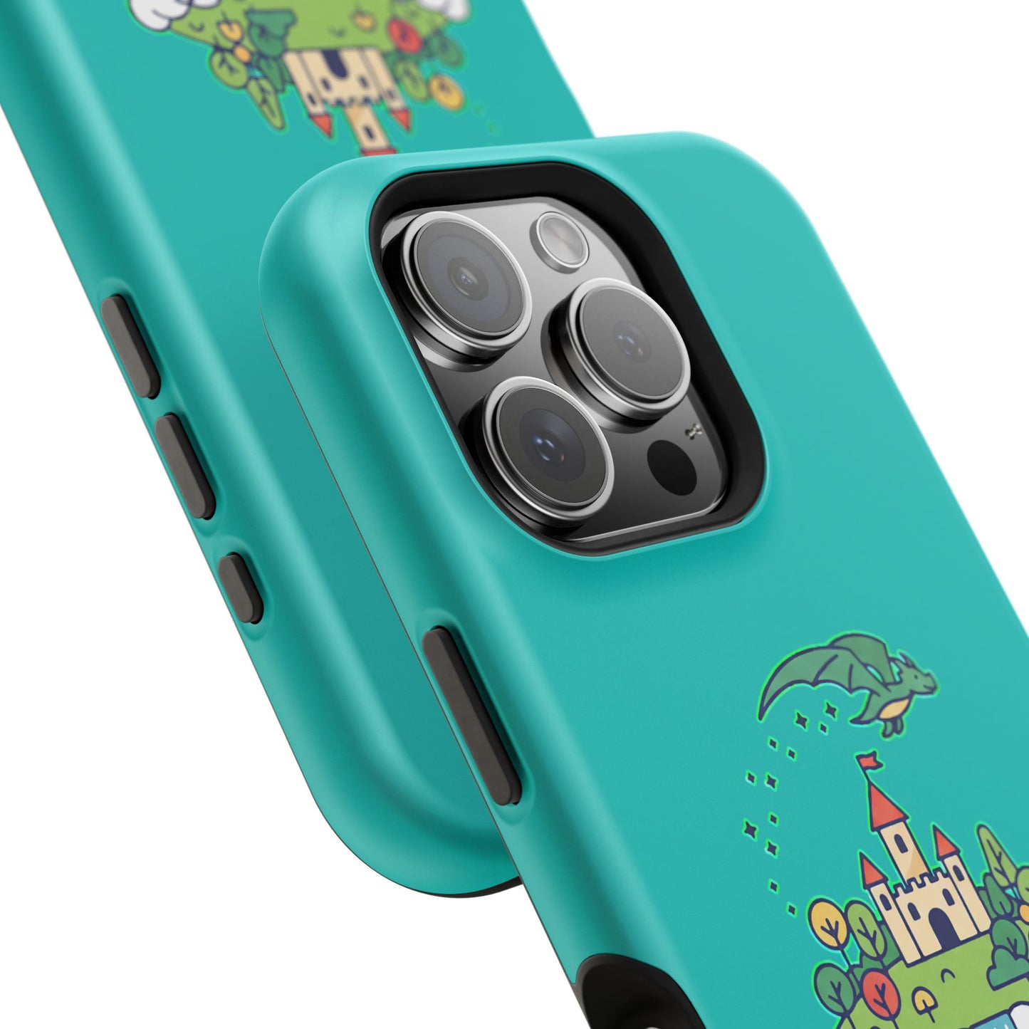 Floating Castle Dragon - Magical Fantasy Island - Magnetic Phone Case