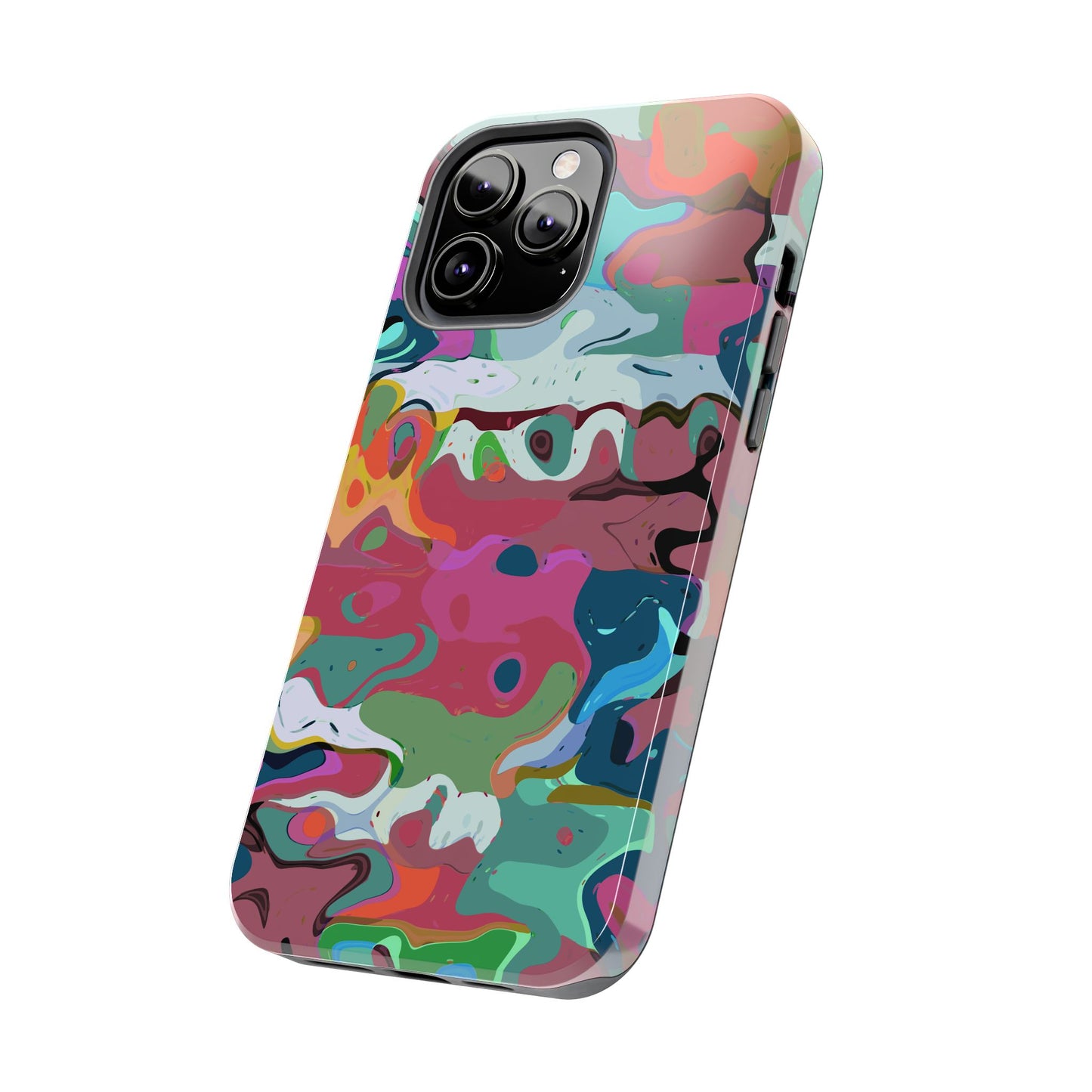 Colorful Abstract Marble - Phone Case