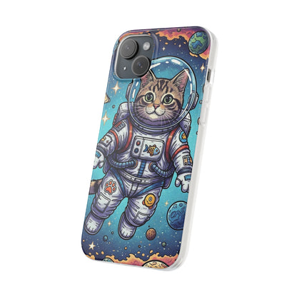 Astronaut Cat - Flexi Phone Case