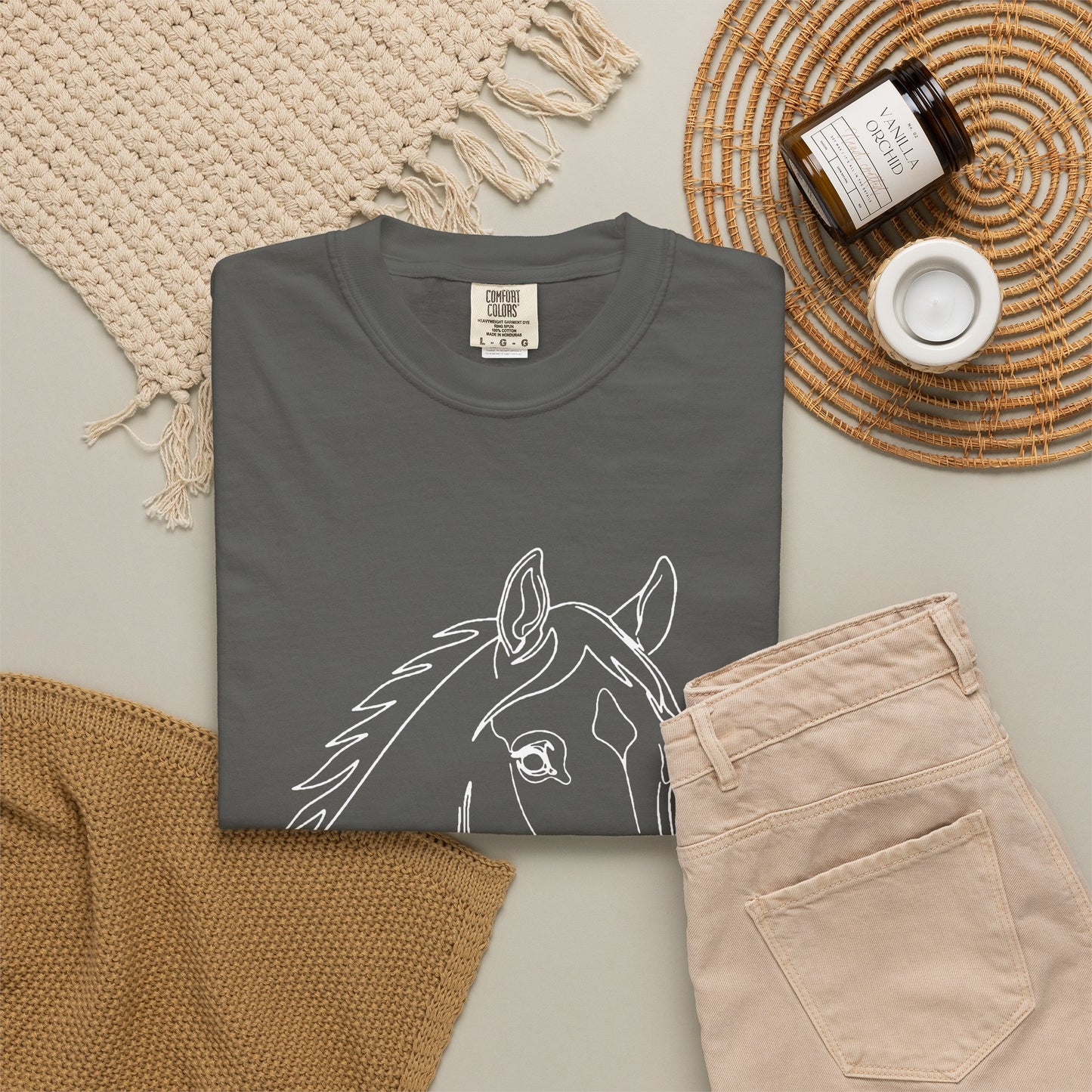 Horse Portrait Sketch - T‑Shirt
