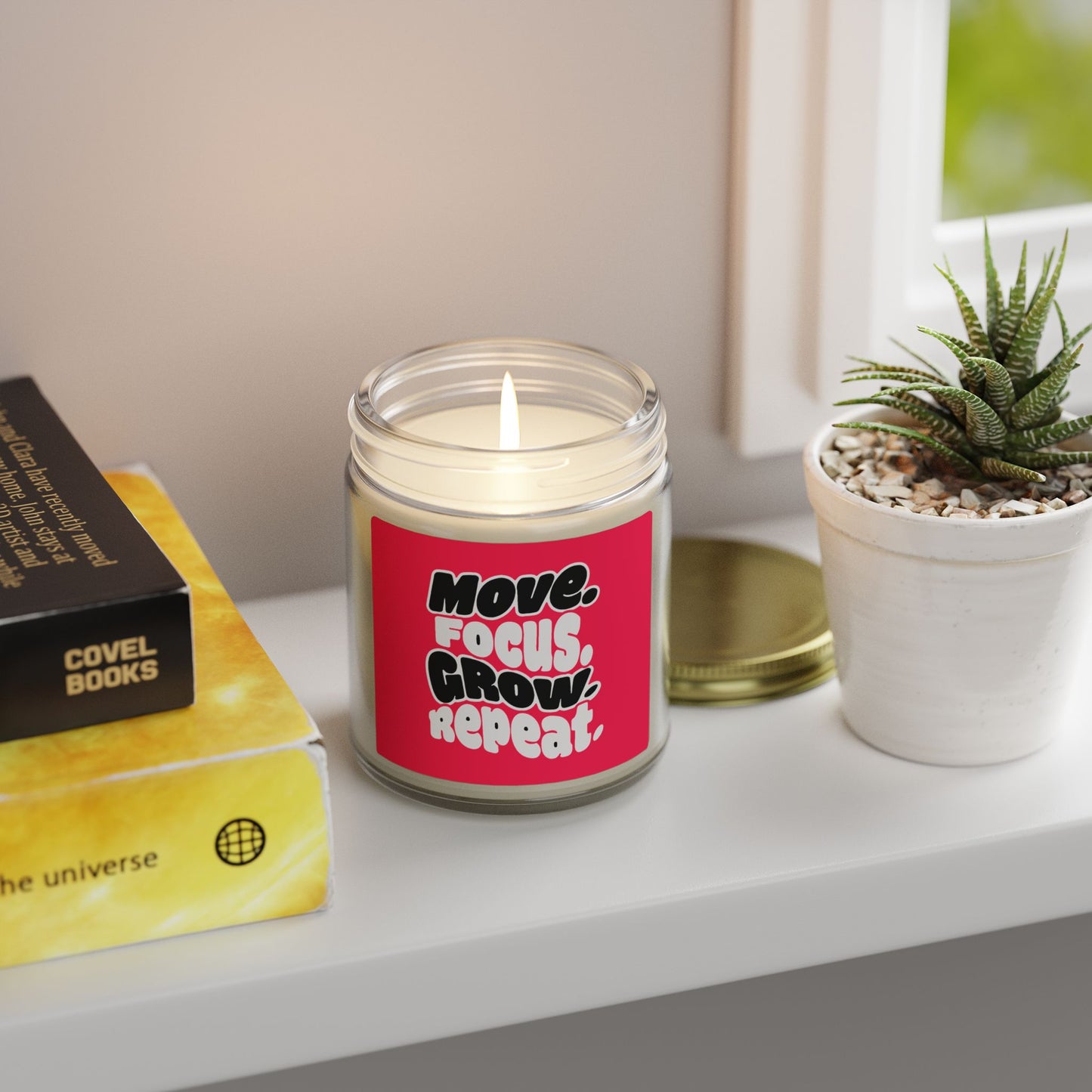 Move. Focus. Grow. Repeat. - Scented Candle