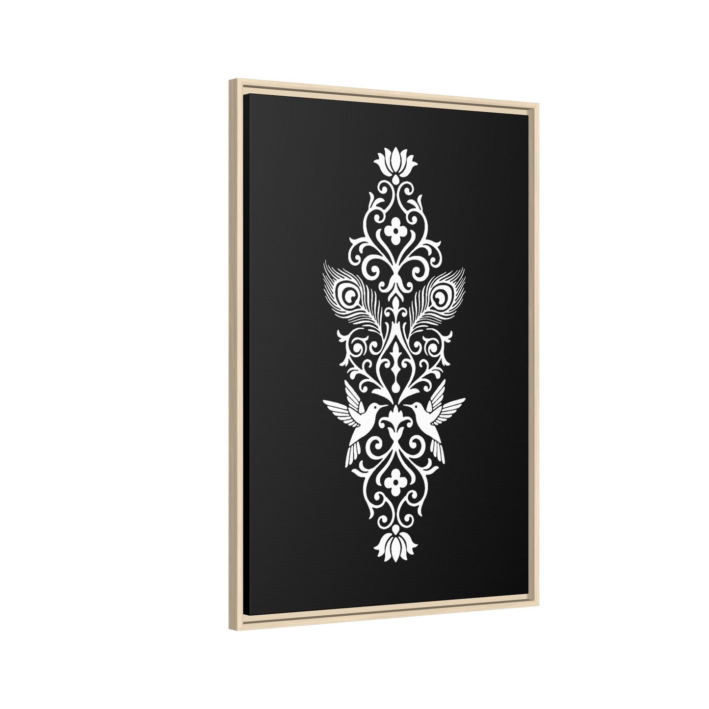 Hummingbird Soulmates - Framed Canvas
