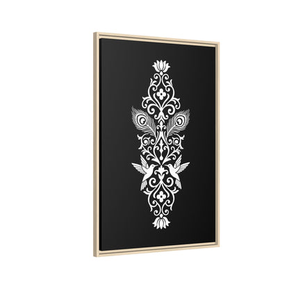 Hummingbird Soulmates - Framed Canvas