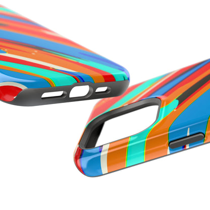 Abstract Rainbow Swirl Arc - Magnetic Phone Case