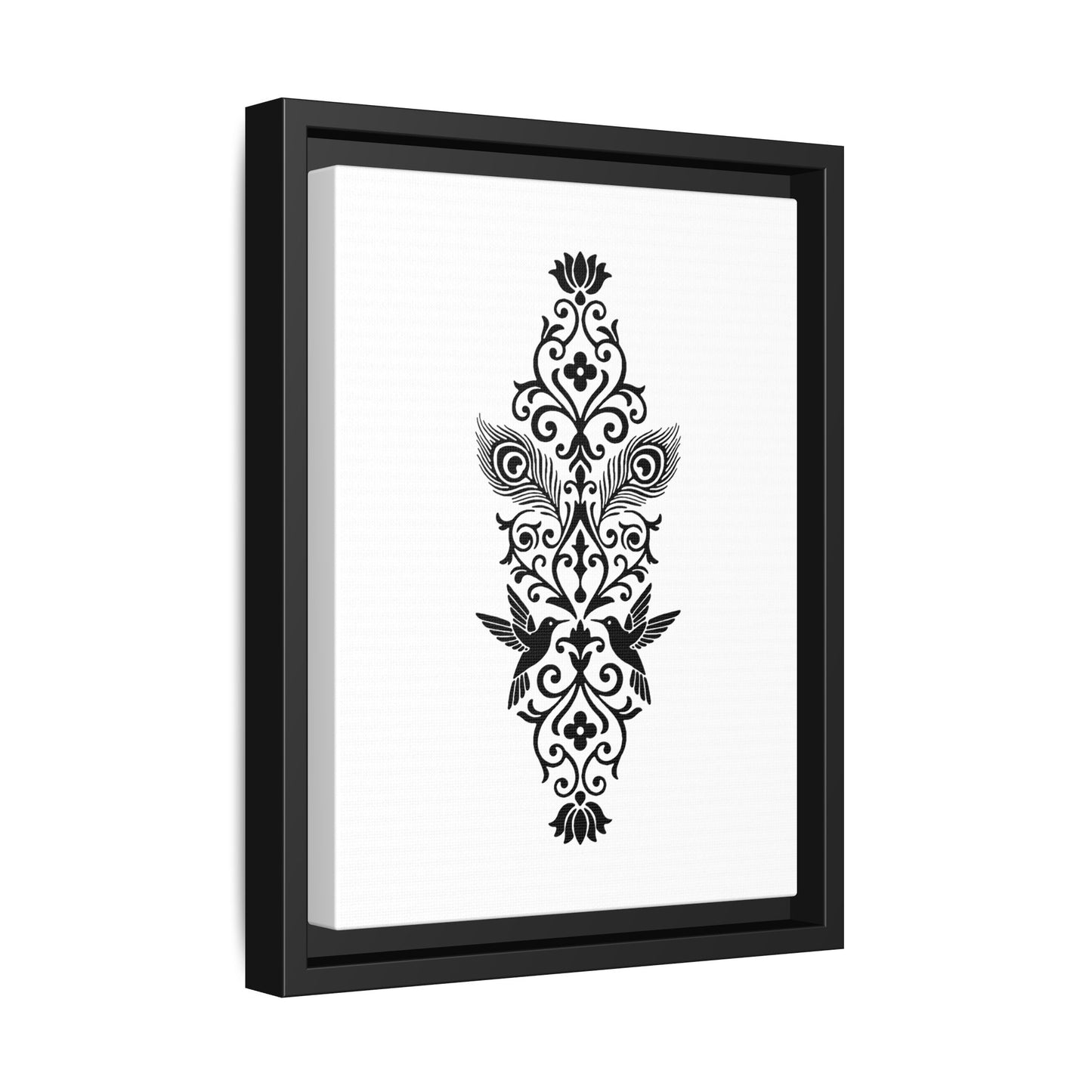 Hummingbird Soulmates - Framed Canvas