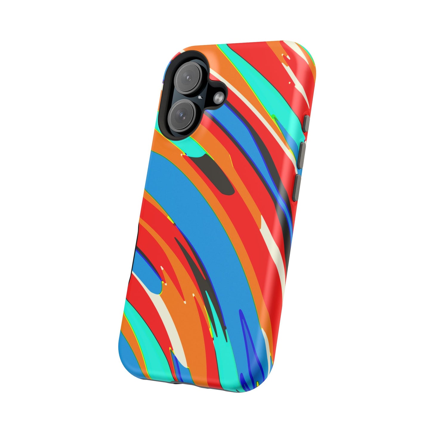Abstract Rainbow Swirl Arc - Magnetic Phone Case