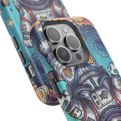 Astronaut Cat - Magnetic Phone Case