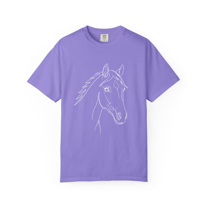 Horse Portrait Sketch - T‑Shirt