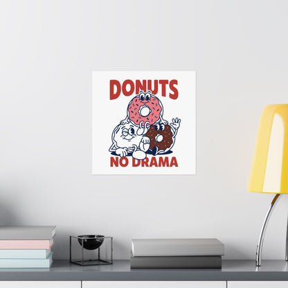 Donuts No Drama - Poster