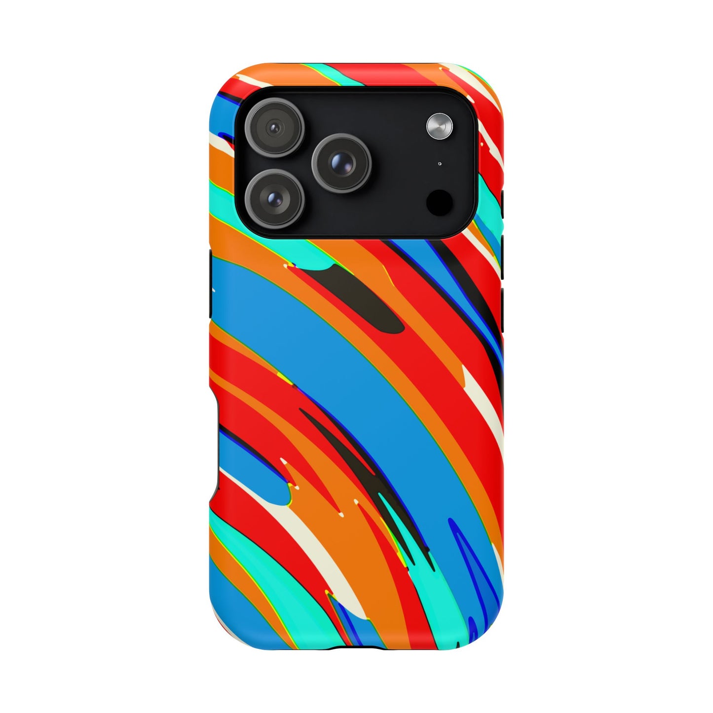 Abstract Rainbow Swirl Arc - Magnetic Phone Case