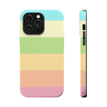 Pastel Stripes - Magnetic Phone Cover