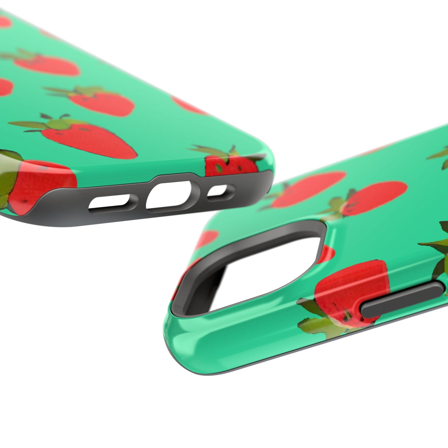Strawberry Pattern - Magnetic Phone Case