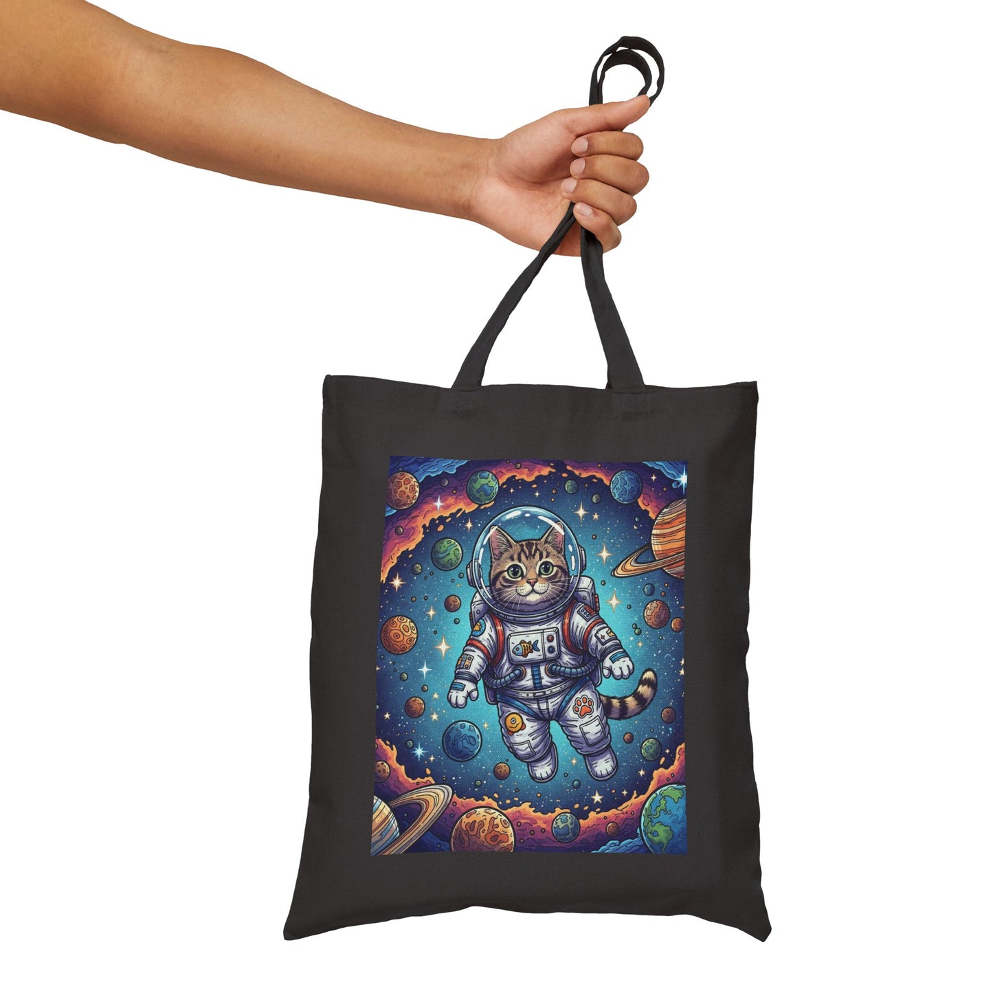 Astronaut Cat - Canvas Tote Bag