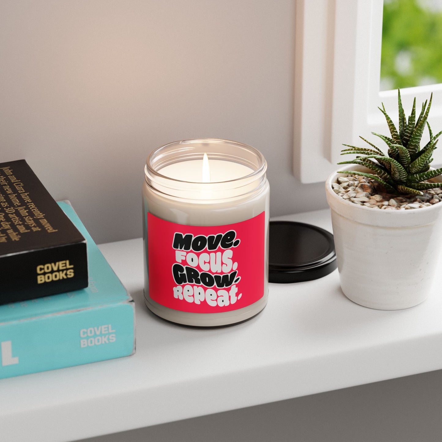 Move. Focus. Grow. Repeat. - Scented Candle