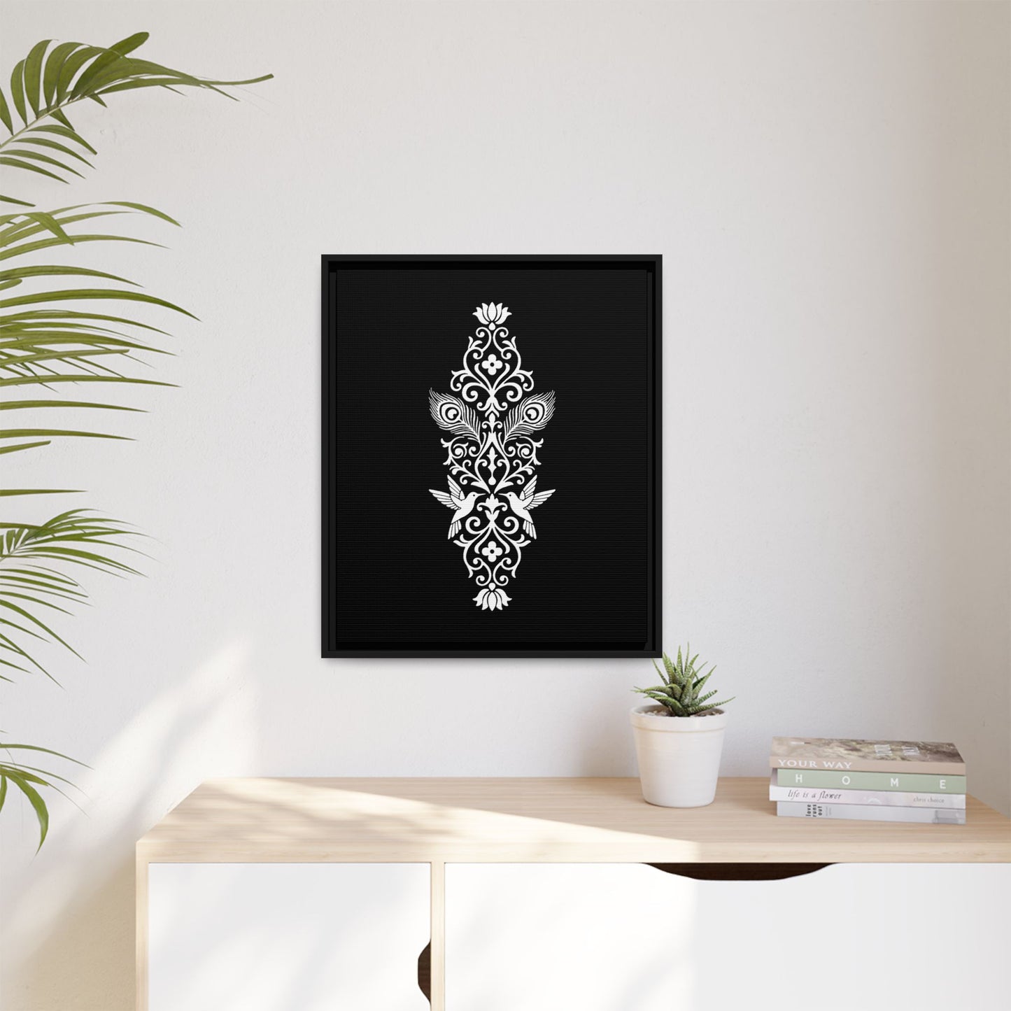 Hummingbird Soulmates - Framed Canvas