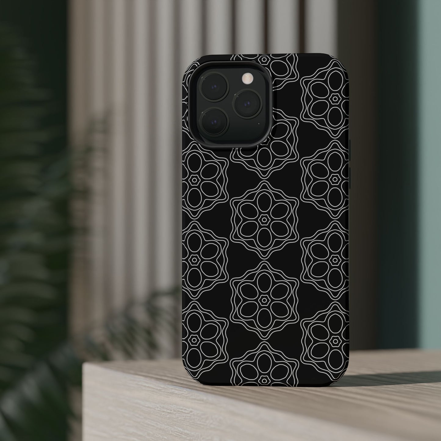 Geometric Sacred Flower - Magnetic Phone Case