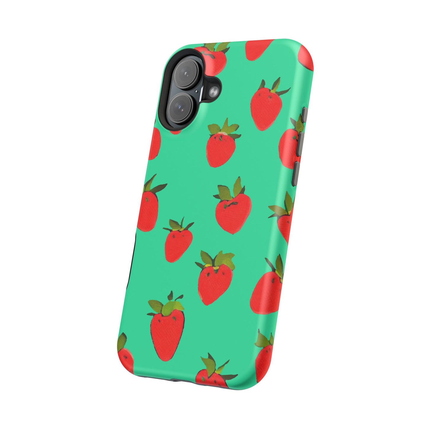 Strawberry Pattern - Magnetic Phone Case