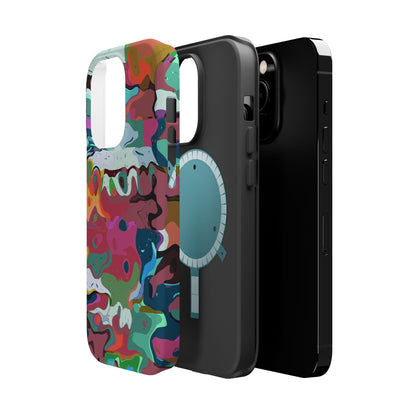 Colorful Abstract Marble - Magnetic Phone Case