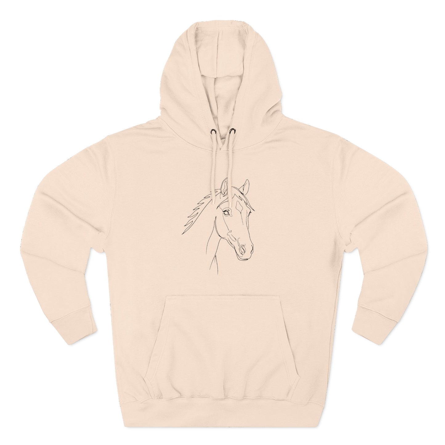Horse Portrait Sketch - Hoodie