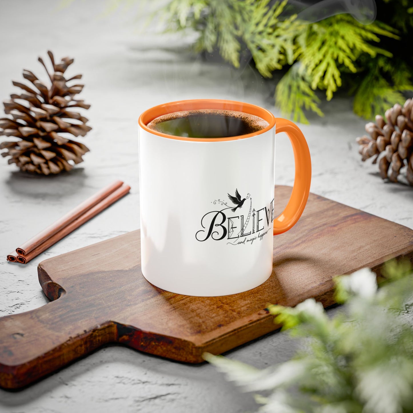 Believe and Magic Happens - Colorful Mug