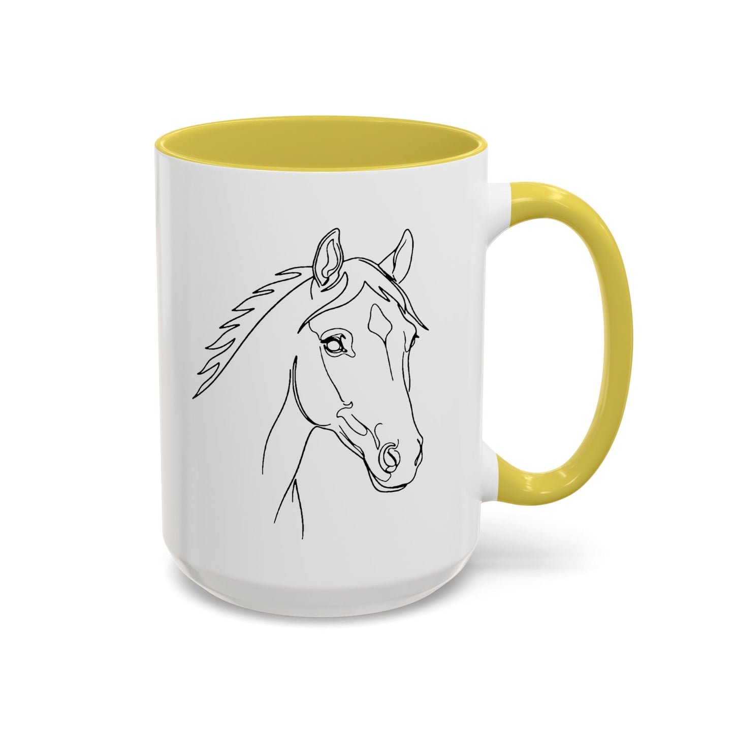 Horse Portrait Sketch - Colorful Mug
