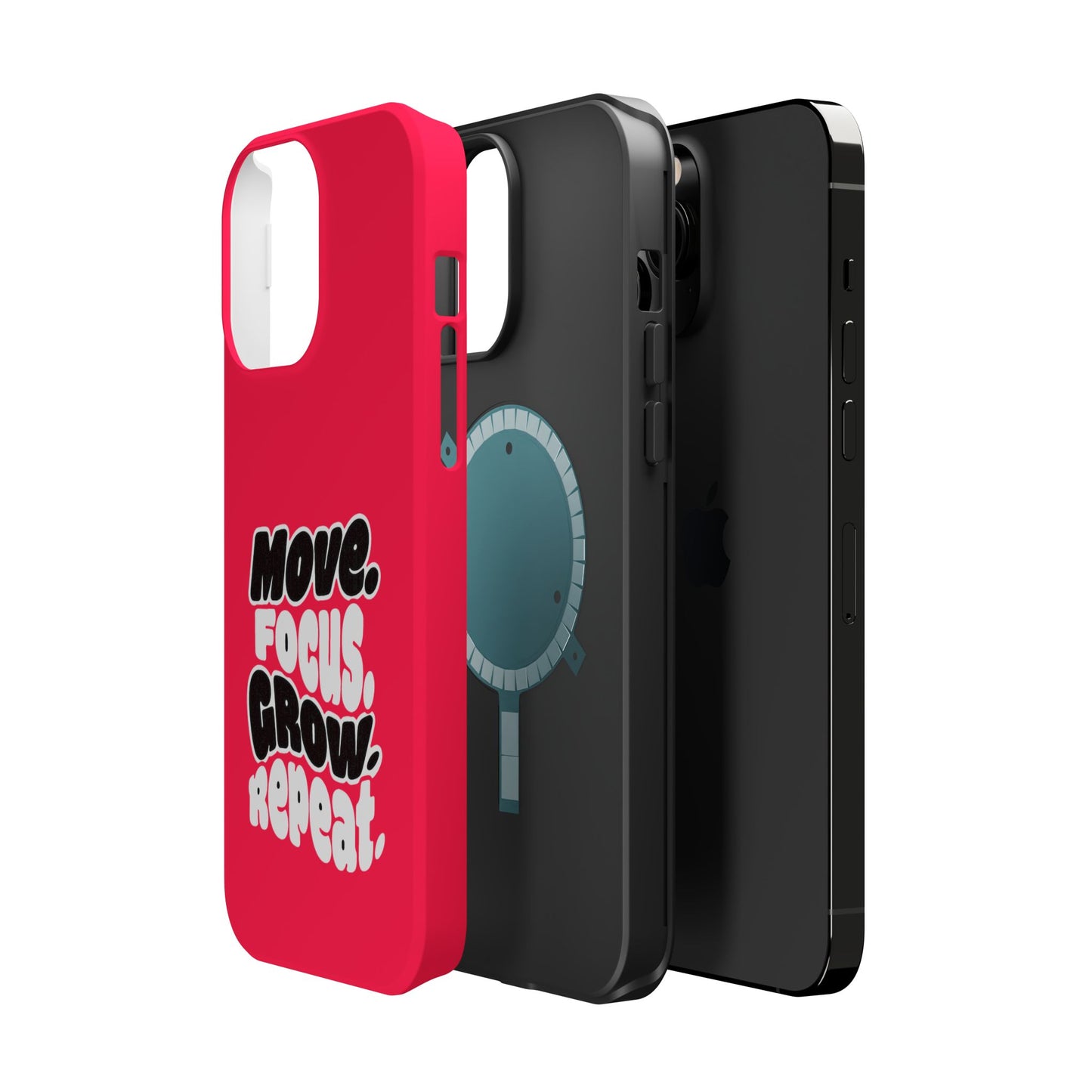 Move. Focus. Grow. Repeat. - Magnetic Phone Case