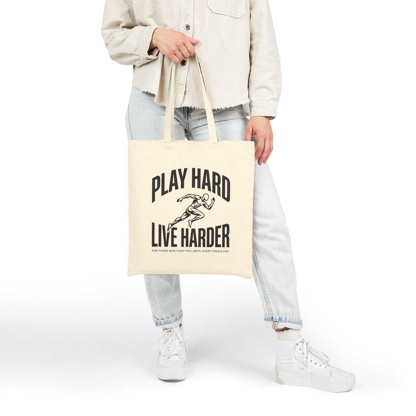 Play Hard / Live Harder - Tote Bag