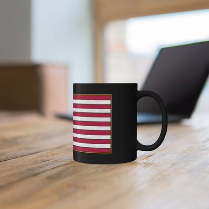 New Glory American Flag (Gold Edge Edition) - Black Mug
