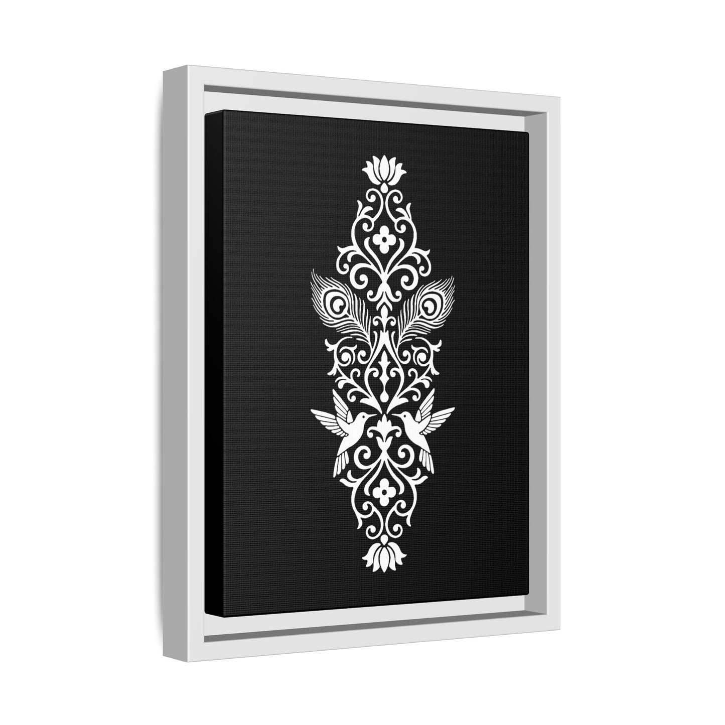 Hummingbird Soulmates - Framed Canvas