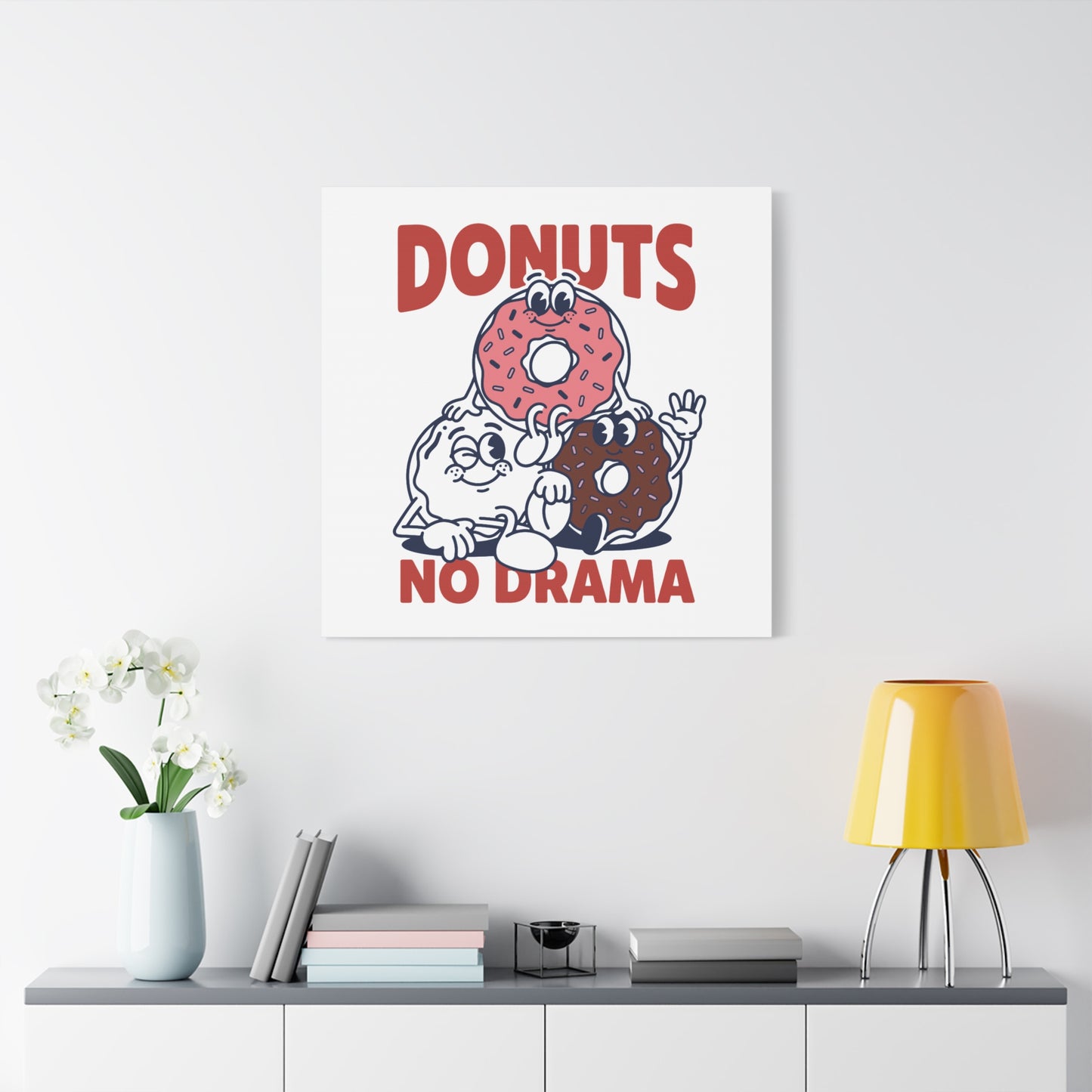Donuts No Drama - Canvas