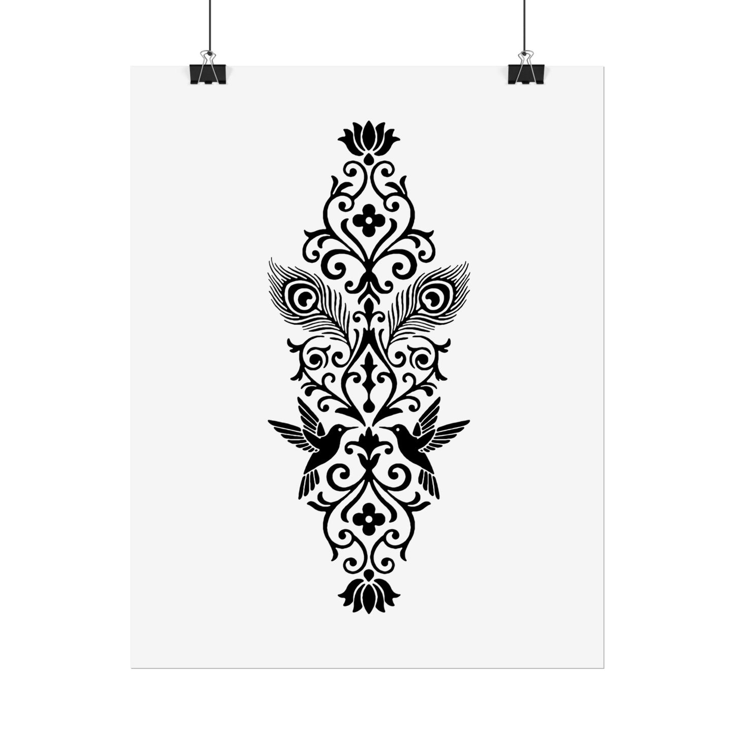 Hummingbird Soulmates - Rolled Poster