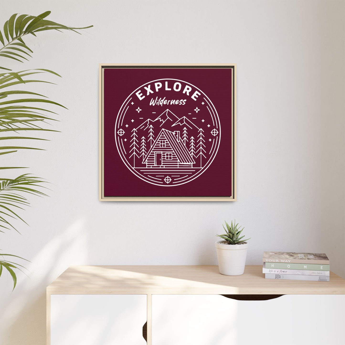 Explore Wilderness - Framed Canvas