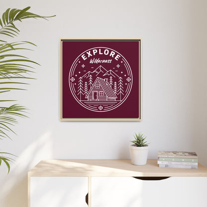 Explore Wilderness - Framed Canvas