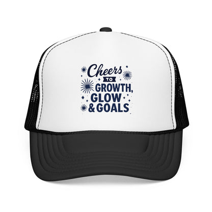 Cheers to Growth, Glow & Goals - Cap