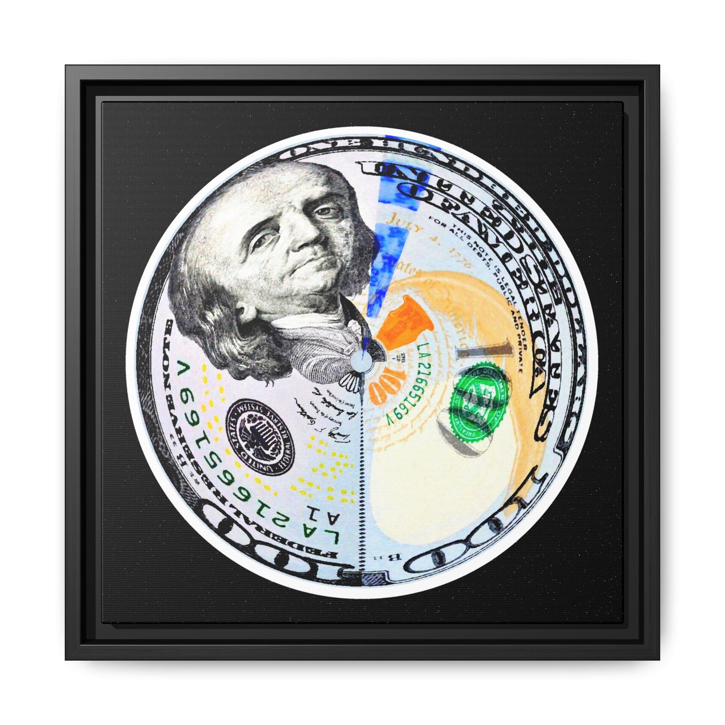 THE MOONEY - Framed Canvas