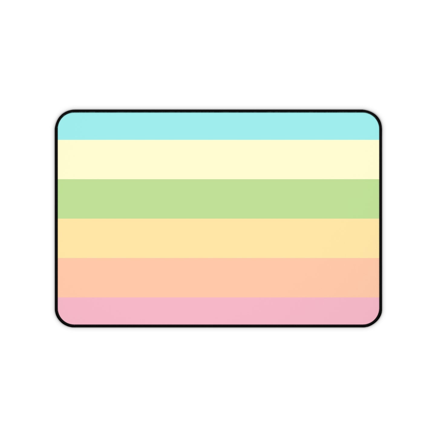Pastel Stripes - Desk Mat