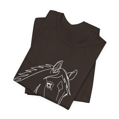 Horse Portrait Sketch - T-Shirt
